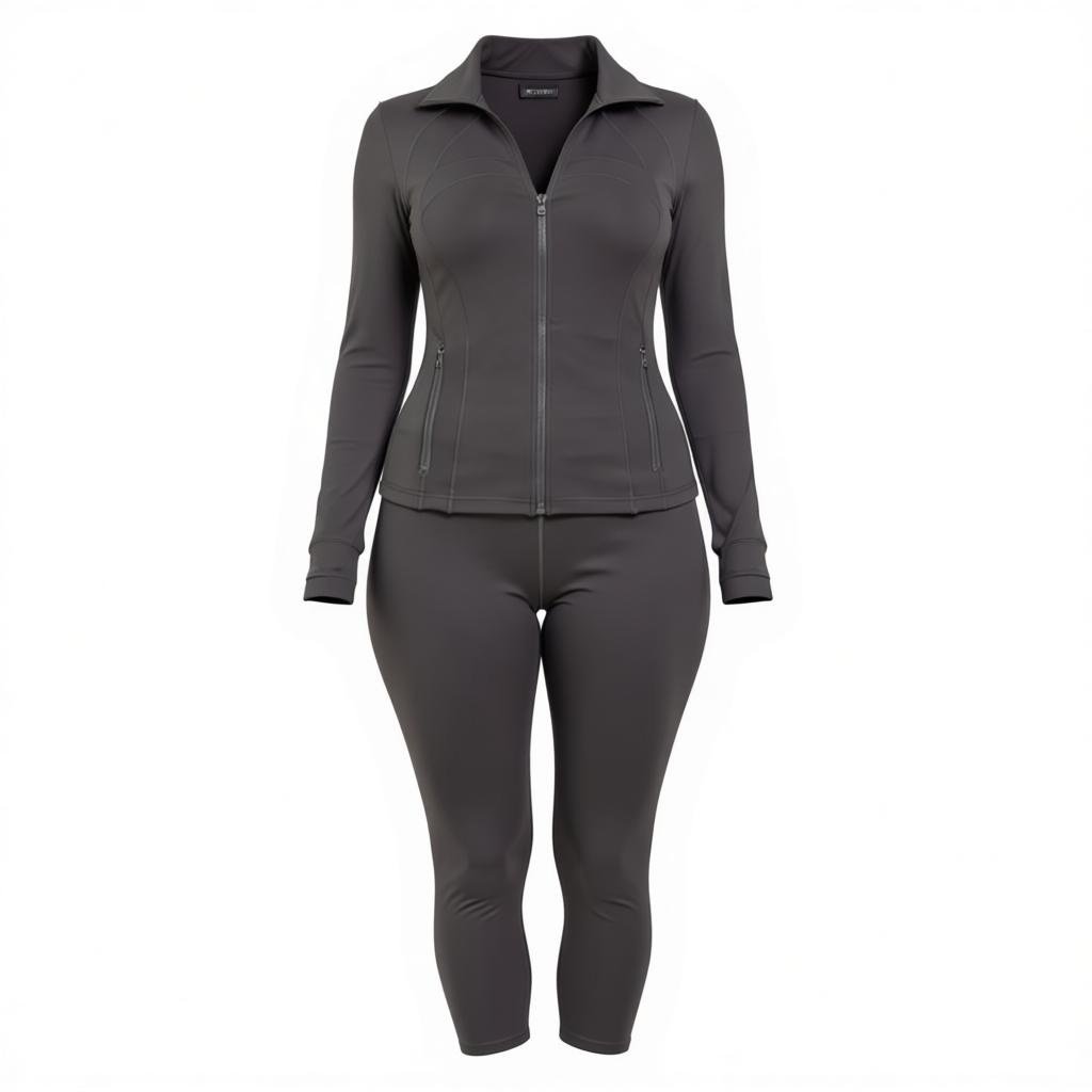 Grey active 2piece set